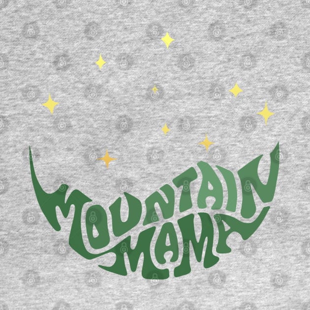 Mountain Mama Word Art by Slightly Unhinged